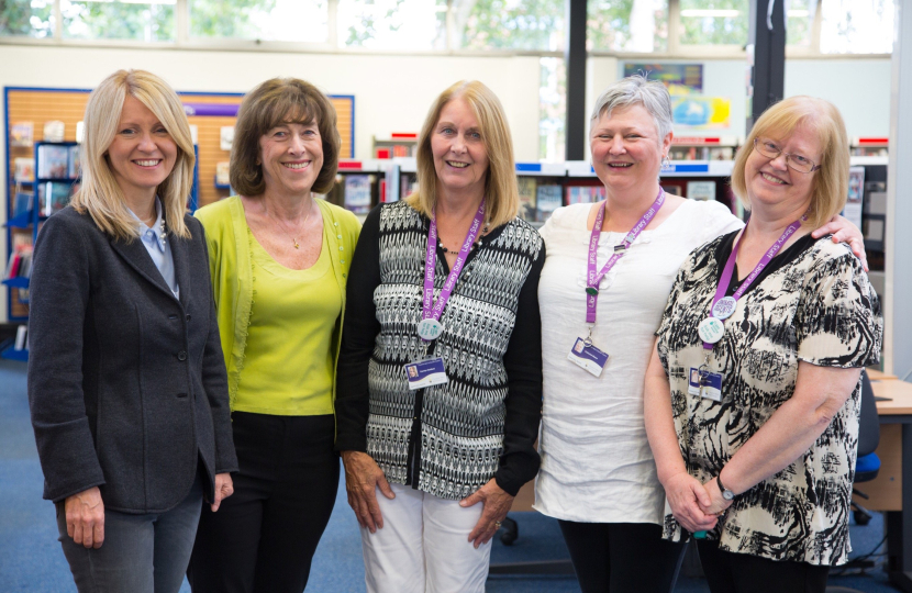 Esther supporting local services 