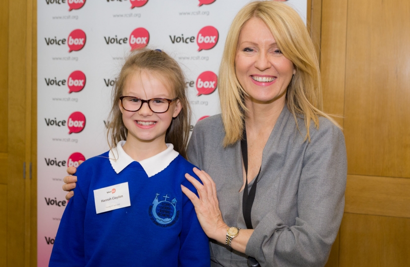 Esther with Hannah Clayton (photo credit: Geoff Wilson)