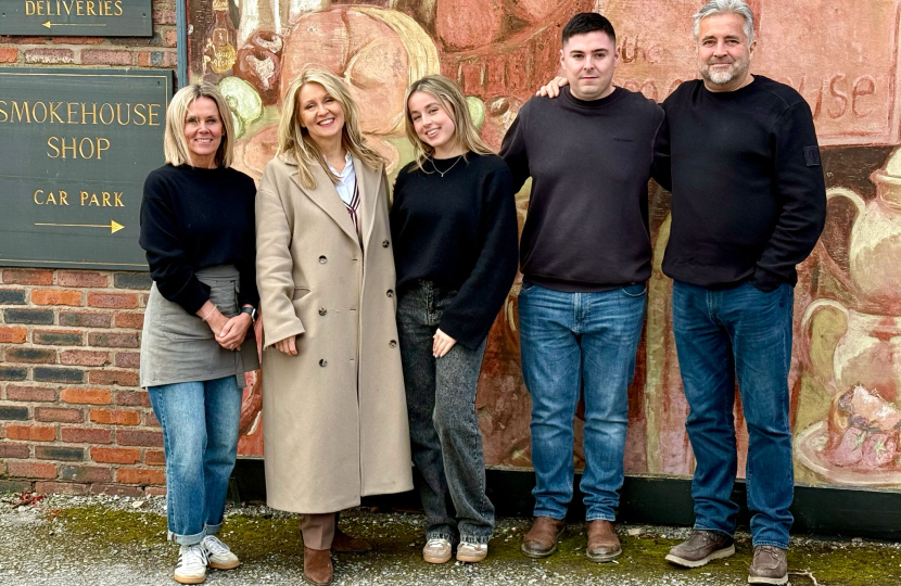 esther with Smokehouse staff