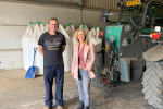 esther with farmer