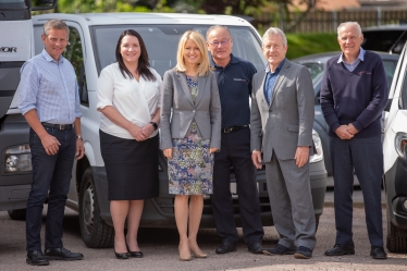 Esther with the Topspeed management team