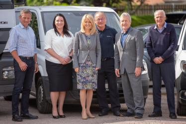 Esther with the Topspeed management team