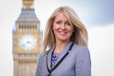 Esther at the Houses of Parliament