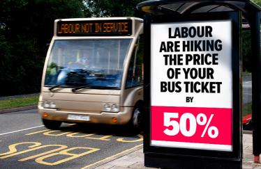 Stop Labour's tax on bus travel