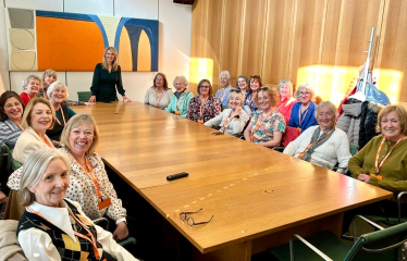 Esther with Lymm Jubilee WI